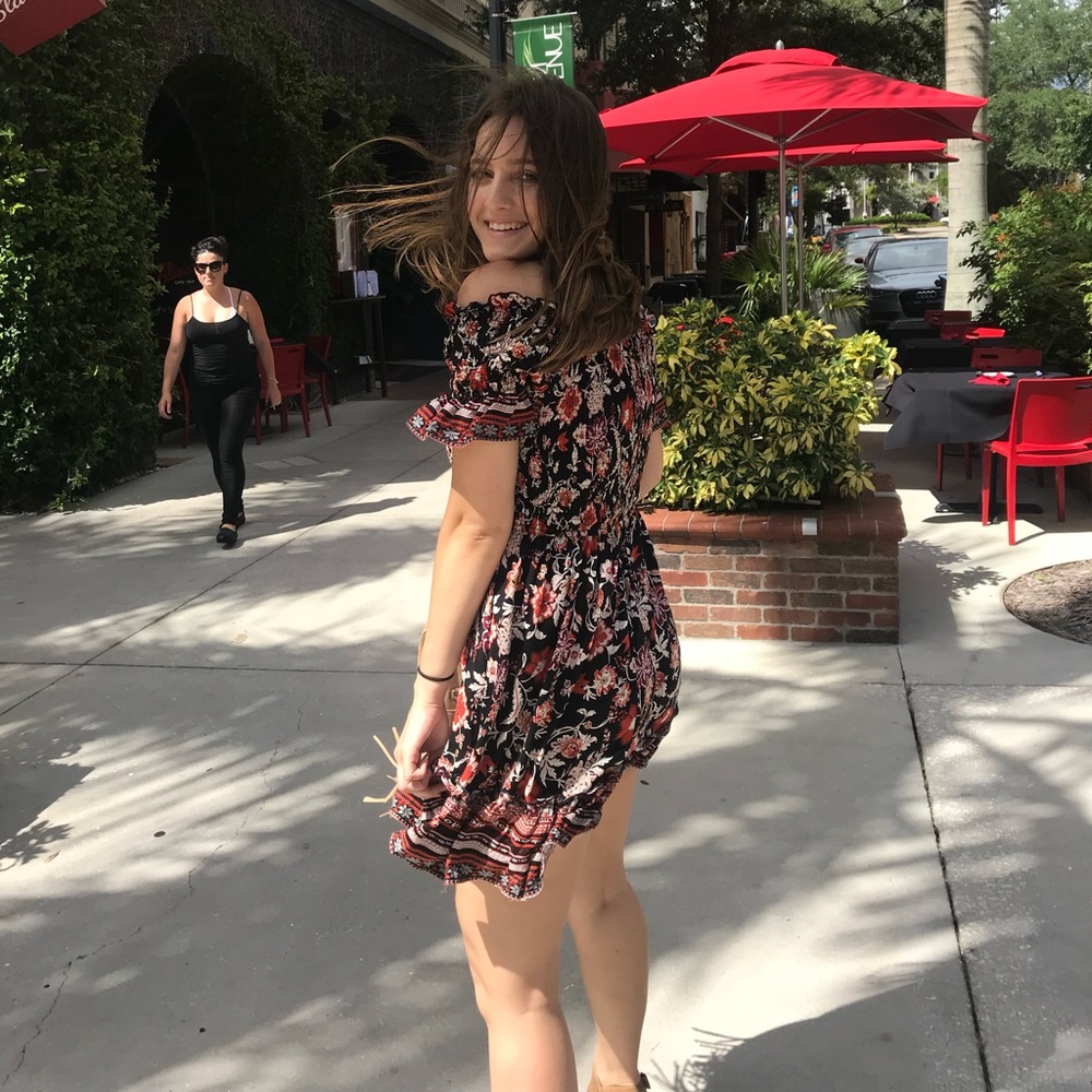 Off the shoulder dress
